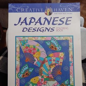 NWT Creative Haven "Japanese Designs" Color Book